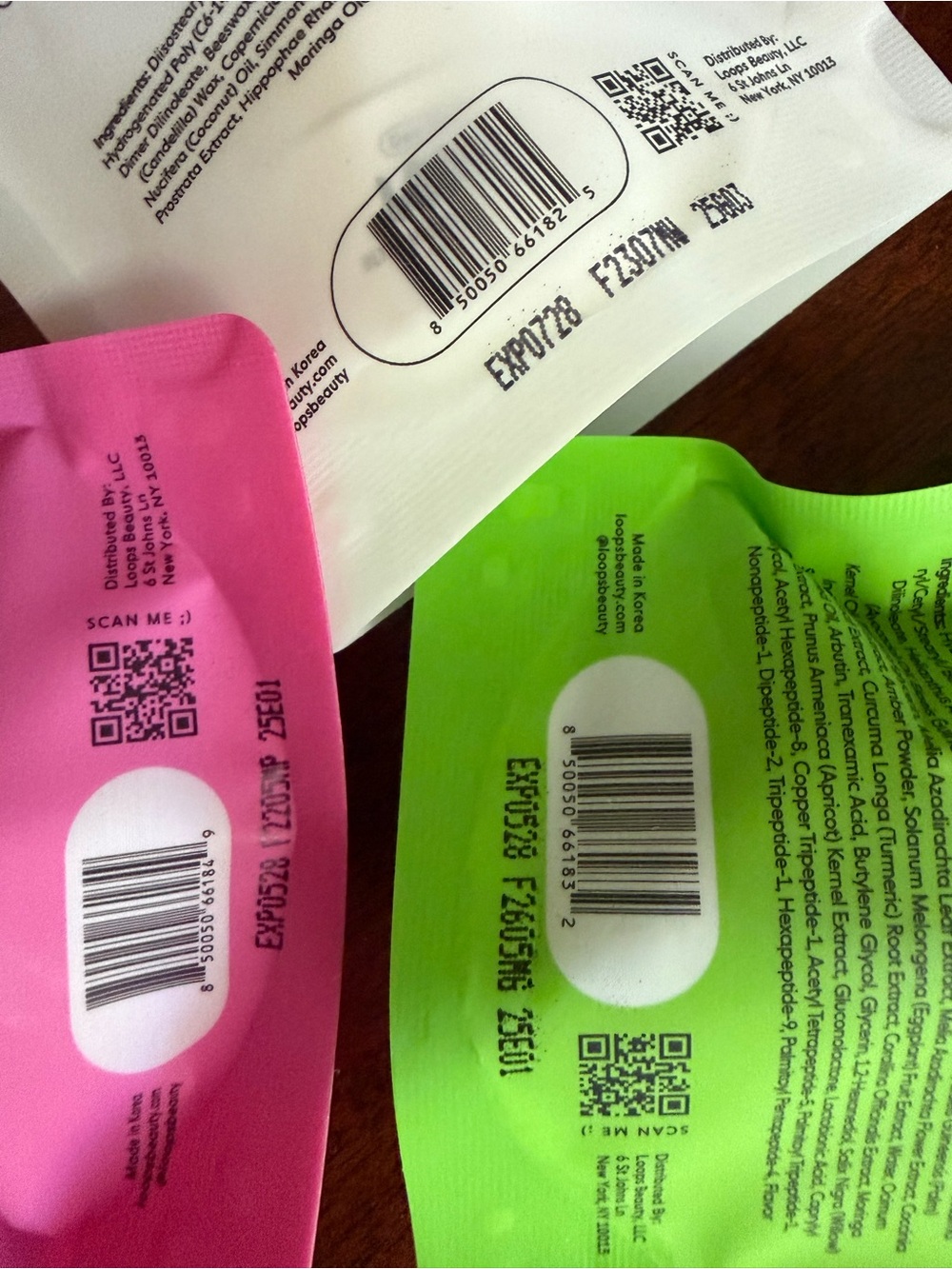 NWT Loops Beauty Luxe Lips Trio Mini Lip Mask Set - Picture 9 of 9
